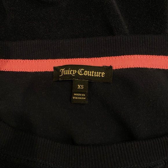 Juicy Couture Navy Terry Crewneck Short Sleeve - Picture 5 of 5